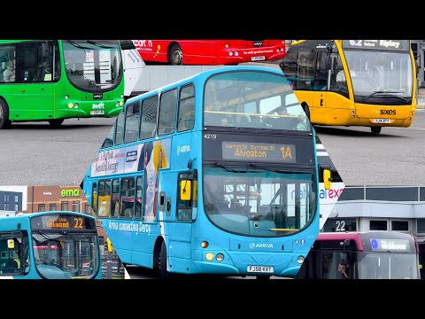 Buses at Derby Bus Station 