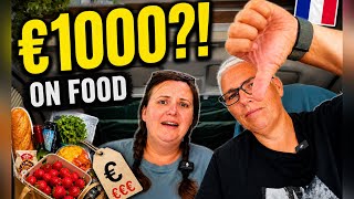 We Spent €1000 on Food 😳 Van Life in France is EXPENSIVE 🇫🇷 4 Week Budget