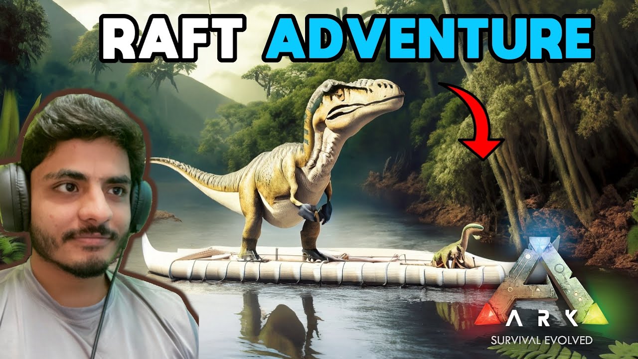 TRANSPORTING NEW DINOS WITH RAFT in Ark Survival #6 HINDI Gameplay 2023 ...