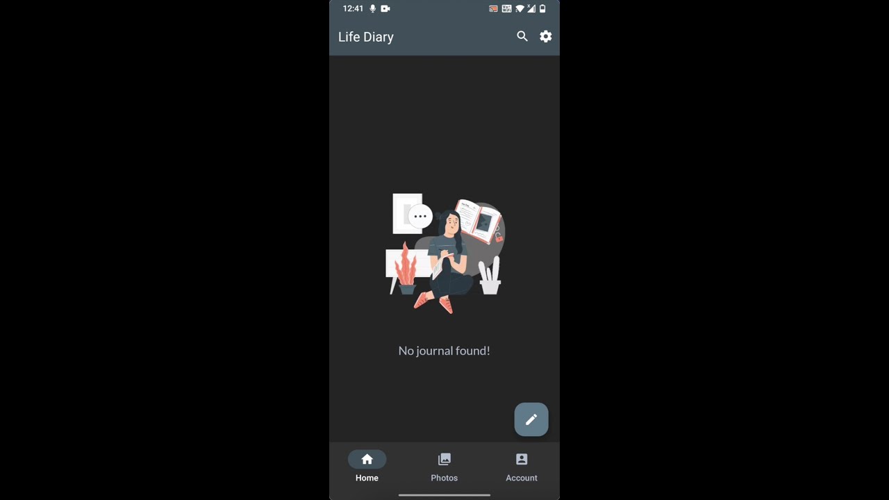 Life Personal Diary: How create a journal and add photos