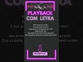 PLAYBACK COM LETRA