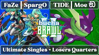 Bucha Brawl II LOSERS QUARTER-FINAL - FaZe | Sparg0 (Pyra Mythra) vs TIDE | Moe (Greninja)