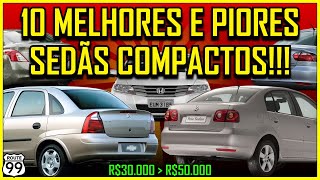 10 Melhores E Piores Sedãs Compactos Usados Do Brasil Canal Route 99