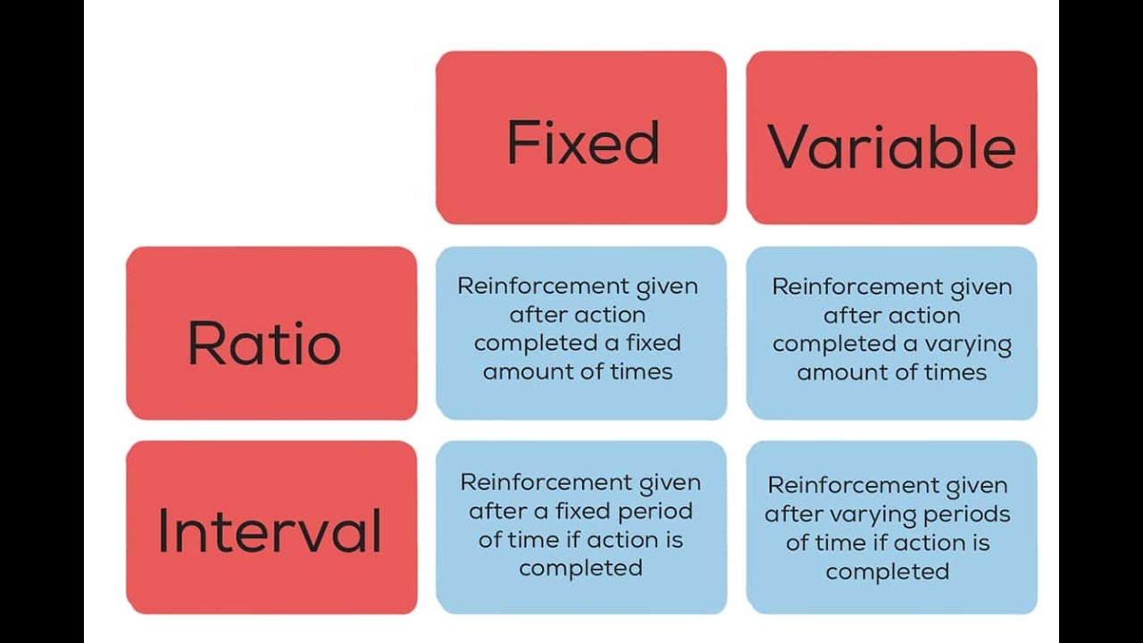 Schedules of Reinforcement in ABA (Part 2) | Fixed Interval & Variable ...