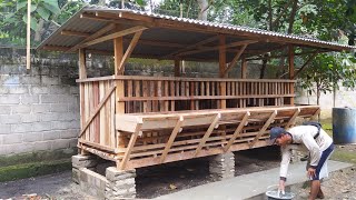 kandang murah untuk pemula kambing rambon. simpang area