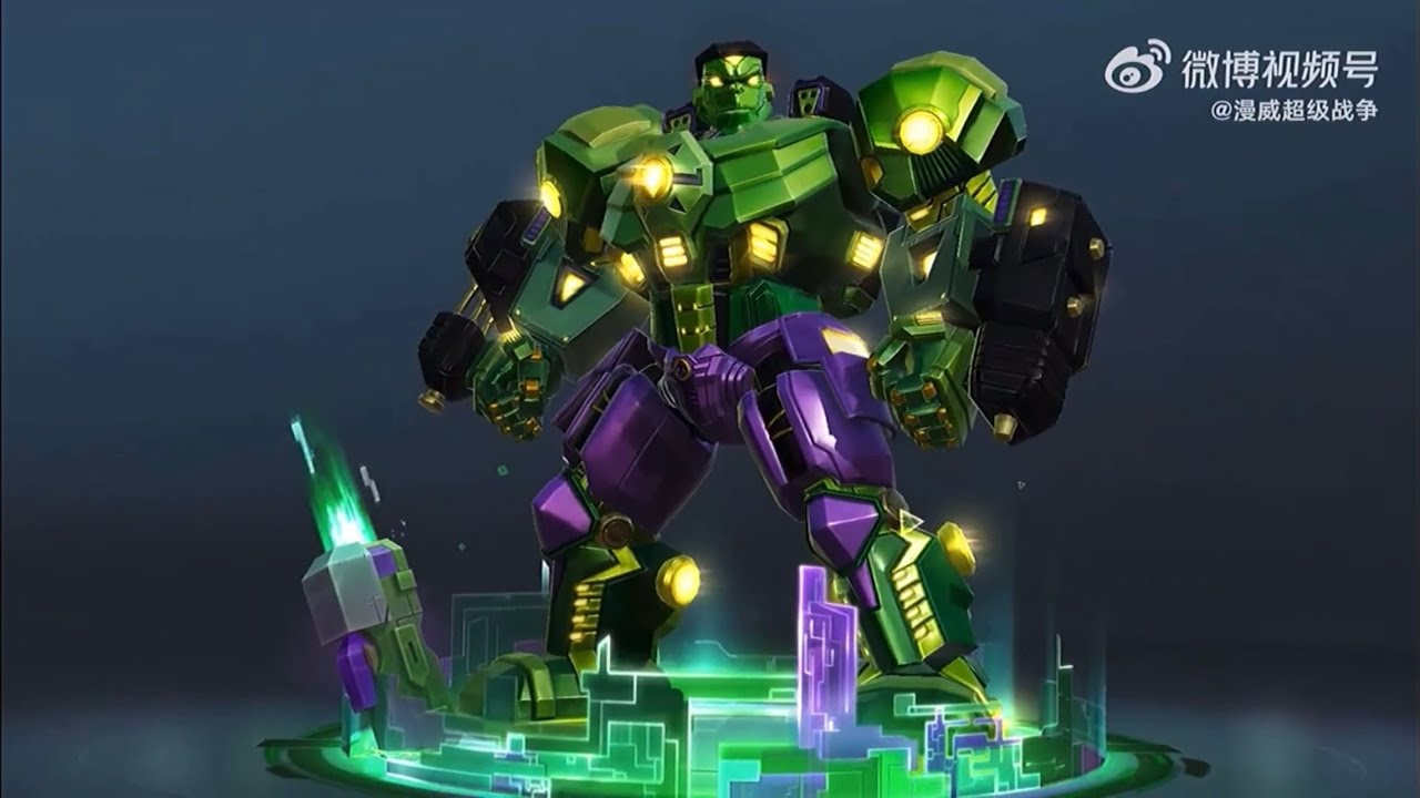 MARVEL SUPER WAR : Mech Hulk Skills Preview Gameplay | 마블슈퍼워 | 漫威超級戰爭｜浩克