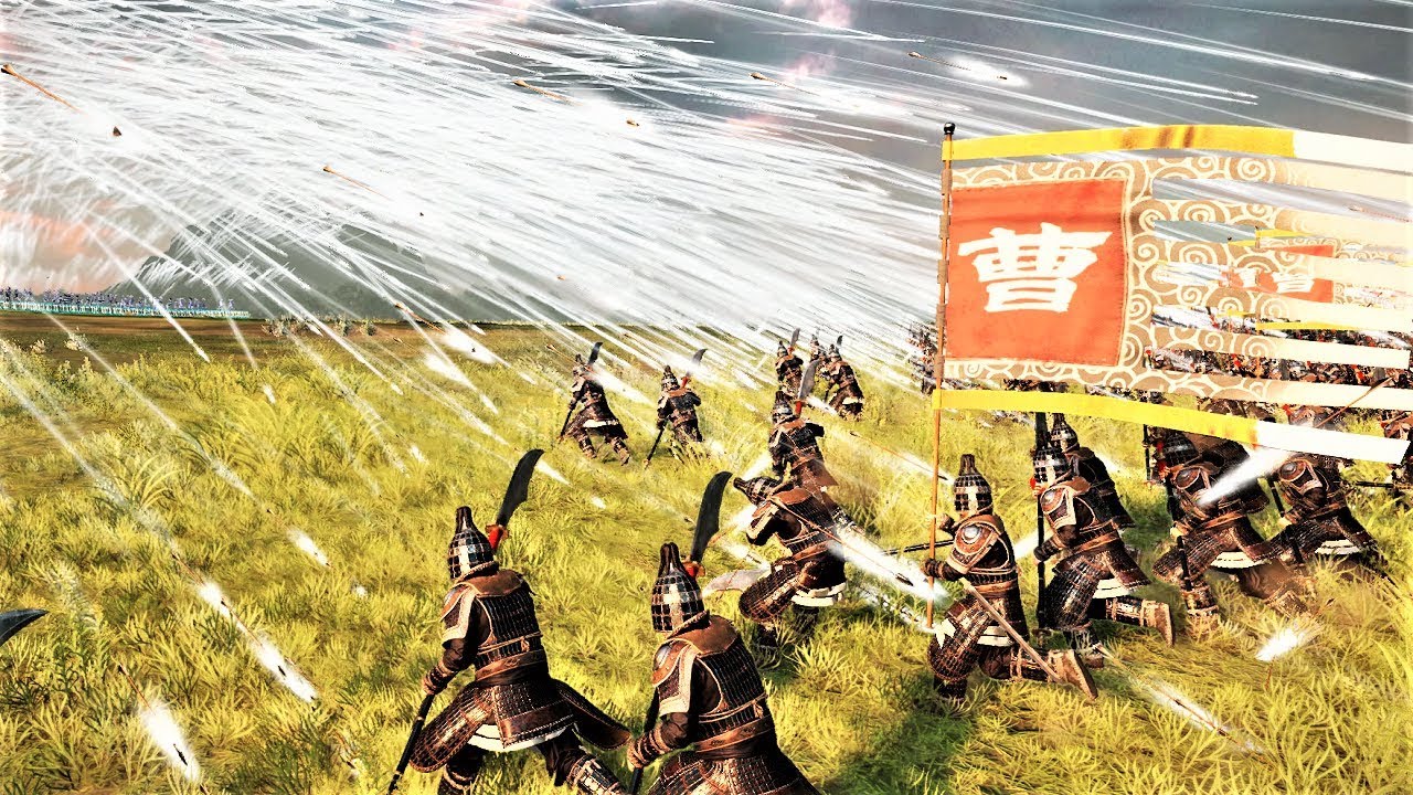 9000 Onyx Dragon Archers vs 5000 Protectors of Heaven Three Kingdoms Total War