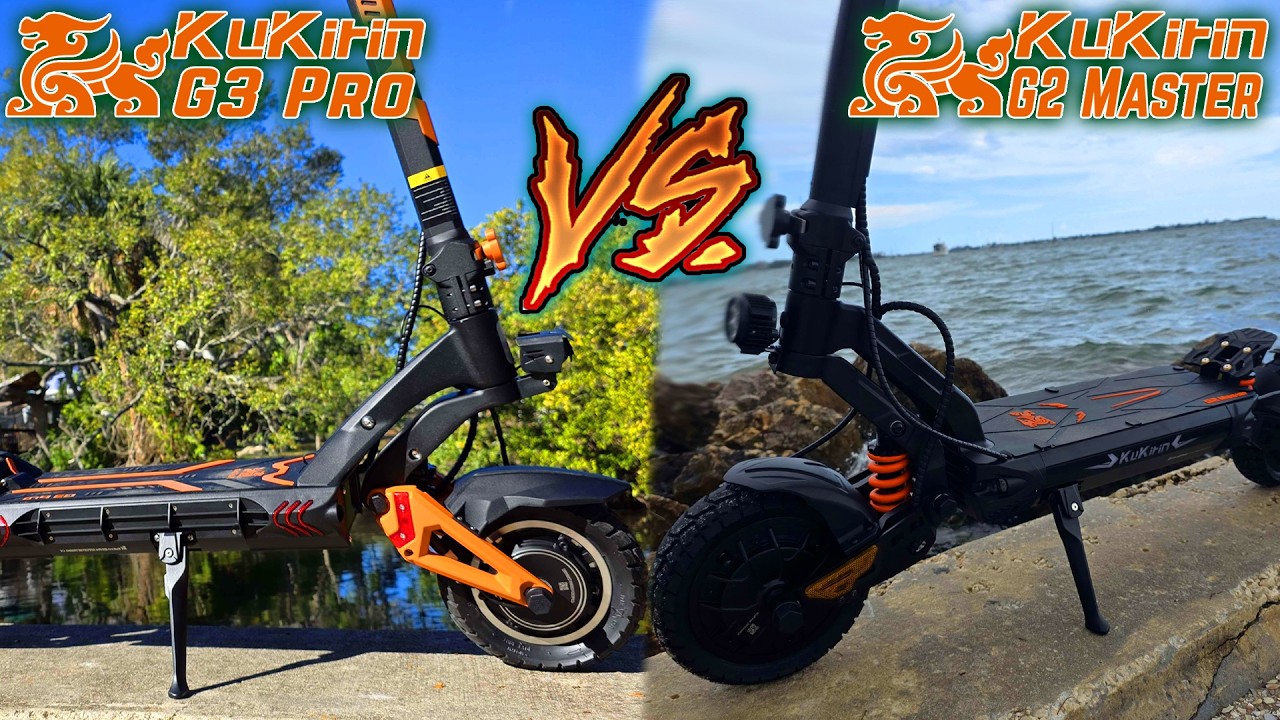 Сравнение электросамокатов Kukirin G3 Pro и Kukirin G2 Master!