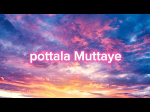 Pottala Muttaye song karaoke with lyrics... In English ❤️