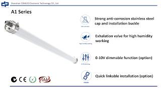 IP66 strong anti-corrosion luminaire - A1 Series