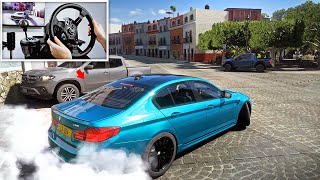 Drifting Bmw M5 - Forza Horizon 5 W900 Steering Wheel