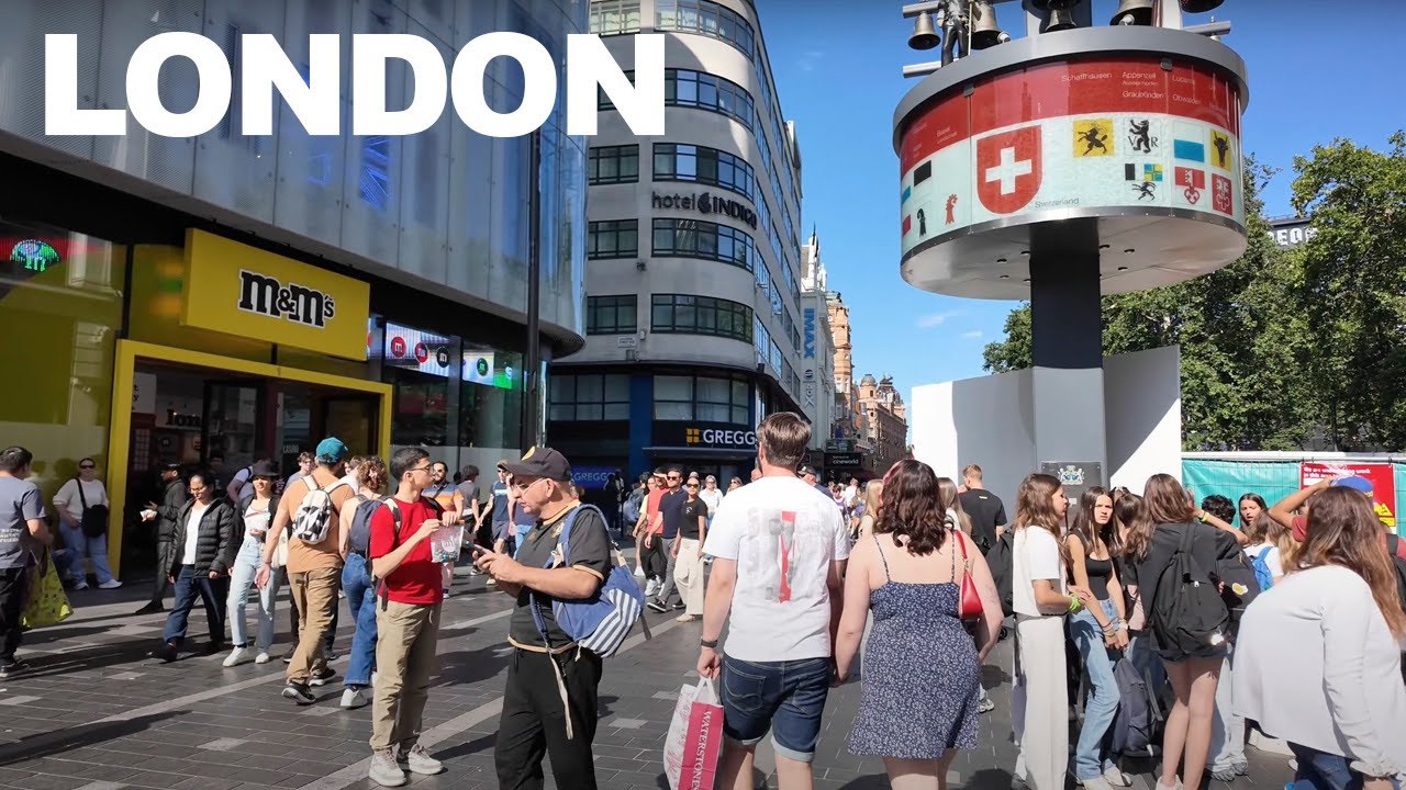 London Summer Walk 2025 | LEICESTER SQUARE WALK 4K | Visit London