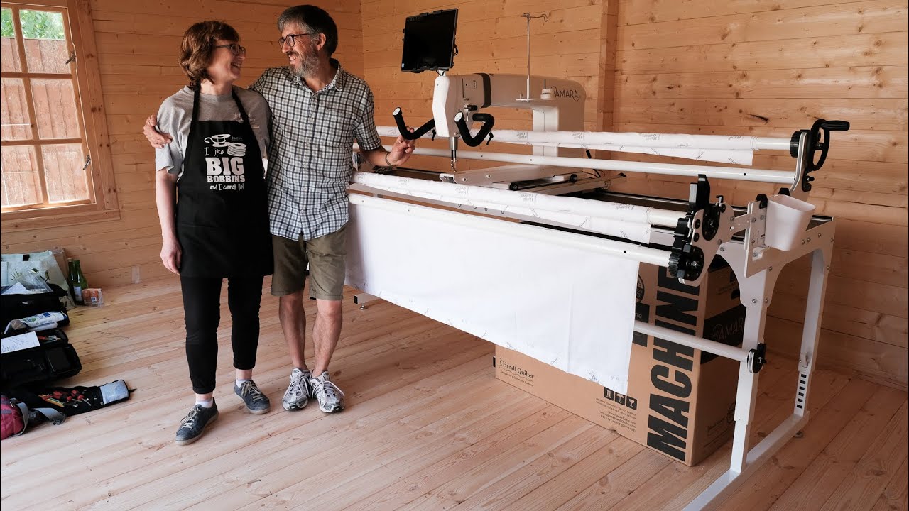 Setting up a Handi Quilter Amara with ProStitcher on a Studio 2 Frame