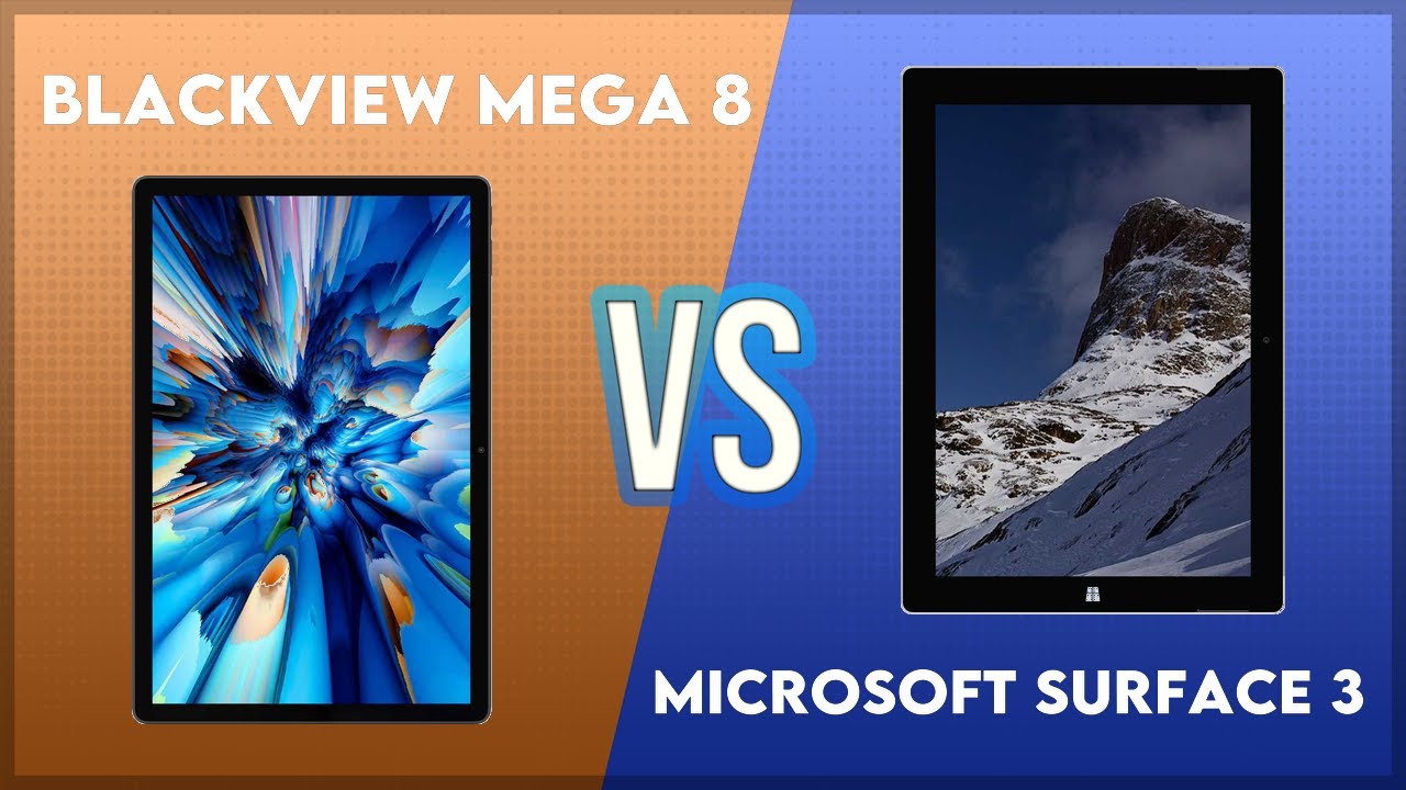 Blackview Mega 8 vs Microsoft Surface 3 Comparison