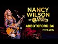 Capture de la vidéo Nancy Wilson's Heart 2022 Live At Abbotsford Bc
