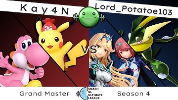 SNUL S4W1 – Kay4N (Yoshi, Pikachu) Vs. Lord_Potatoe103 (Pyra & Mythra, Greninja) [Grand Master]