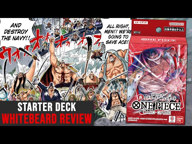 edward newgate one piece tcg deck One Piece TCG - Red - Edward Newgate - Starter Deck main image 1