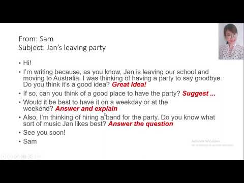 Video HƯỚNG DẪN VIẾT PHẦN EMAIL THI B1 CAMBRIDGE | PET... - youtube