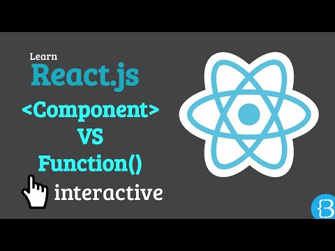 03 Components vs Functions in React - React js Interactive Tutorial Exercises