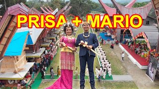 Pernikahan Prisa dengan Mario di Toraja part 1