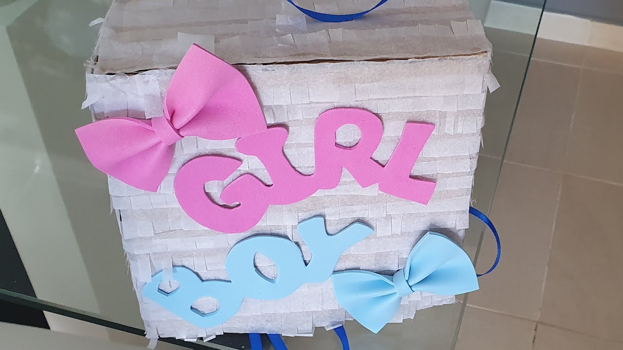 Pinata Baby Sower Para Decir El Sexo Del Bebe Youtube