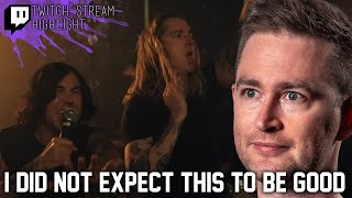 SLEEPING WITH SIRENS - Crosses (ft. Spencer Chamberlain) Twitch REACTION // Bass Player Reacts