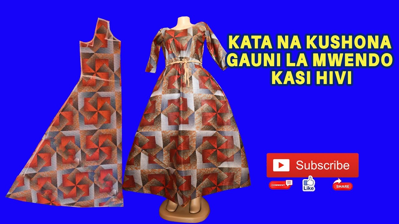 Jinsi ya kukata na kushona Mwendokasi