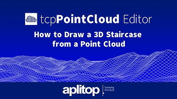 tcp PointCloud Editor | How to Draw a 3D Staircase from a Point Cloud