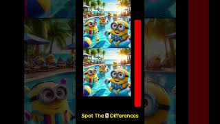 Spot the 5 differences | Despicable Me  | Minions