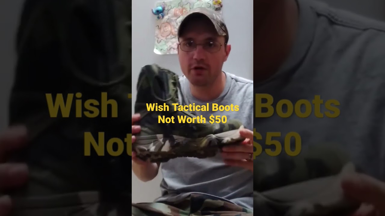 DELTA Tactical Boots from WISH... had them For a few days.... threw them away... they hurt my feet..