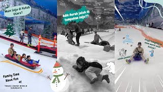 aurel dan aurah main salju!! aurah sampe jatuh wkwkwk :D TRANS SNOWWORLD SURABAYA