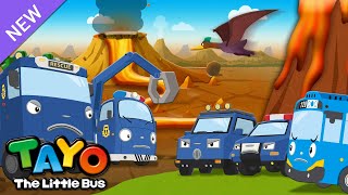 Rescue Team in Dino World #8 Volcano Shelter | Learn Dinosaurs with Rescue Team