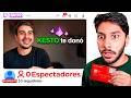Le doné a Streamers con 0 Espectadores