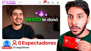 Le doné a Streamers con 0 Espectadores