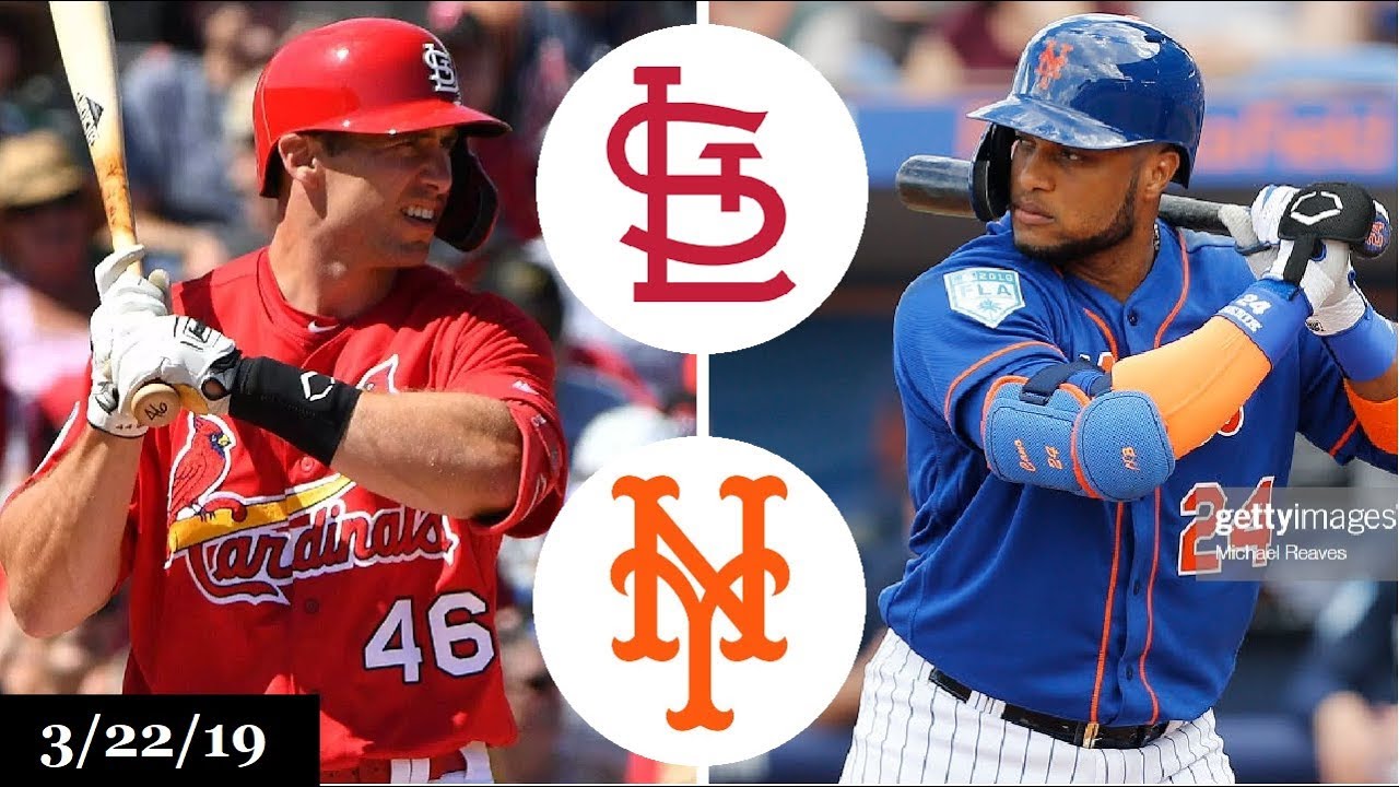 St. Louis Cardinals vs New York Mets Highlights | March 22, 2019 | Spring Training - YouTube
