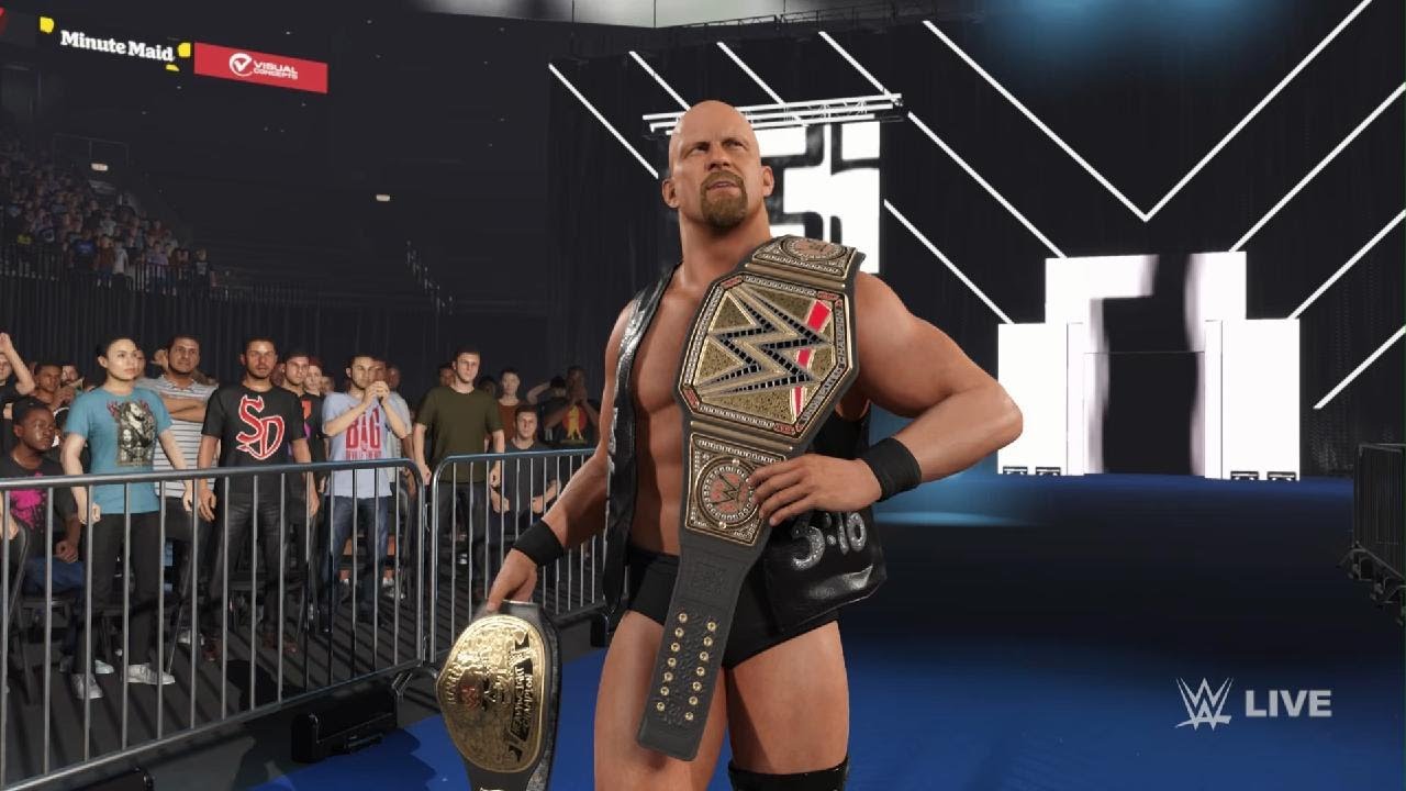 Stone Cold, Steve Austin.Vs Triple H Undisputed, WWE title Match