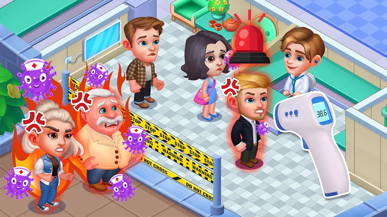 Happy Doctor: Hospital Games - Gameplay - New York Levels 1-4 (Android, iOS)