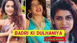 Badrikidulhaniyalyrical Ashudii.editx