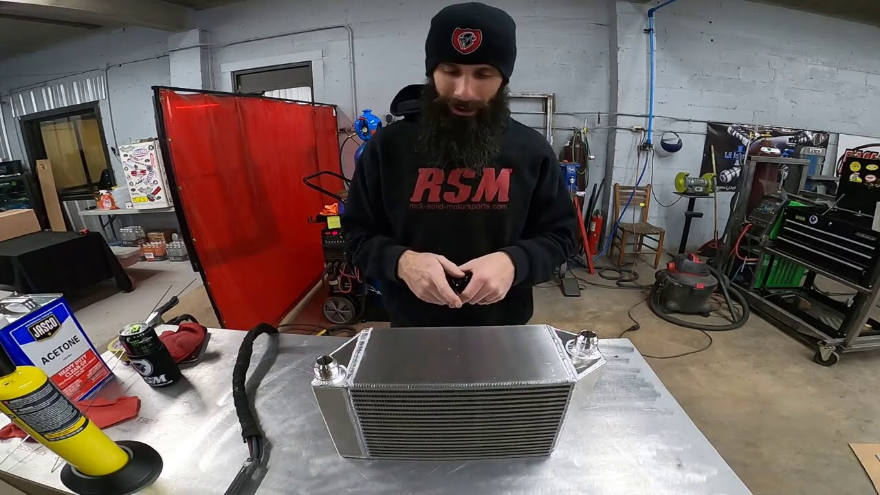 Foxbody A2W Intercooler Welding. AIRGAS has a NEW ARGON BOTTLE!! YouTube