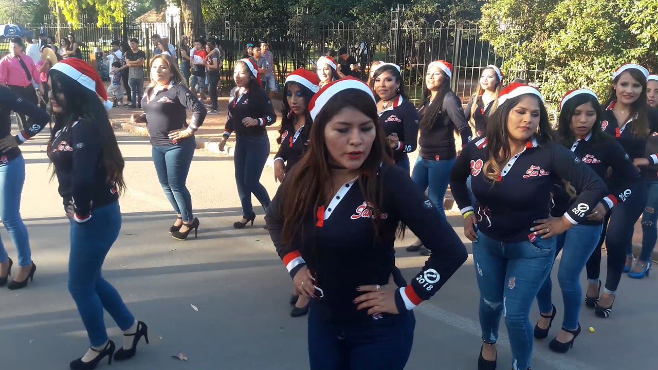 Caporales San simon Sucre-recorrido navideño 2017