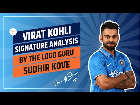 Virat Kohli Signature Analysis By The Logoguru Sudhir Kove