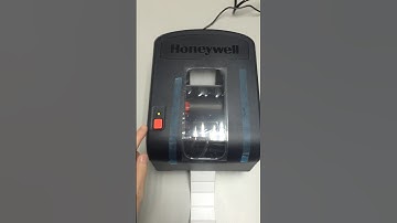 Honeywell PC 42t printer perform calibration media
