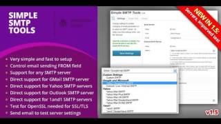 Preview Simple SMTP Tools WordPress