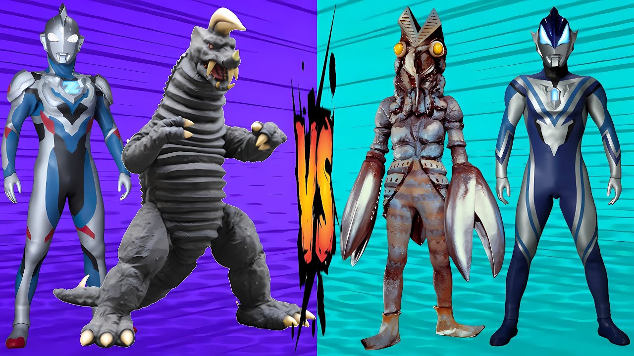 ULTRAMAN Z VS ULTRAMAN GEED ACRO SMASHER 🆚 BLACK KING KAIJU VS ALIEN ...