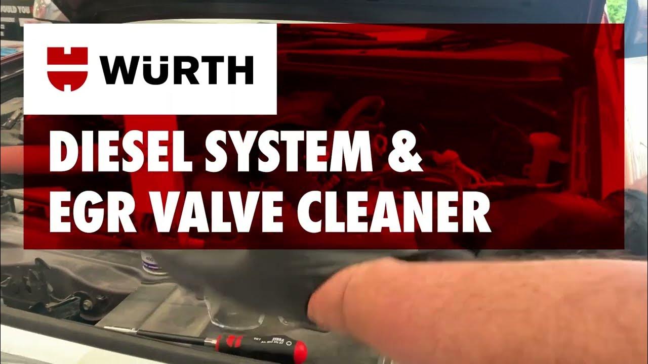 Wurth Diesel System and EGR Valve cleaner YouTube