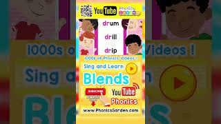 DR Blend | Consonant Blend | Mousity Phonics | Phonics Garden