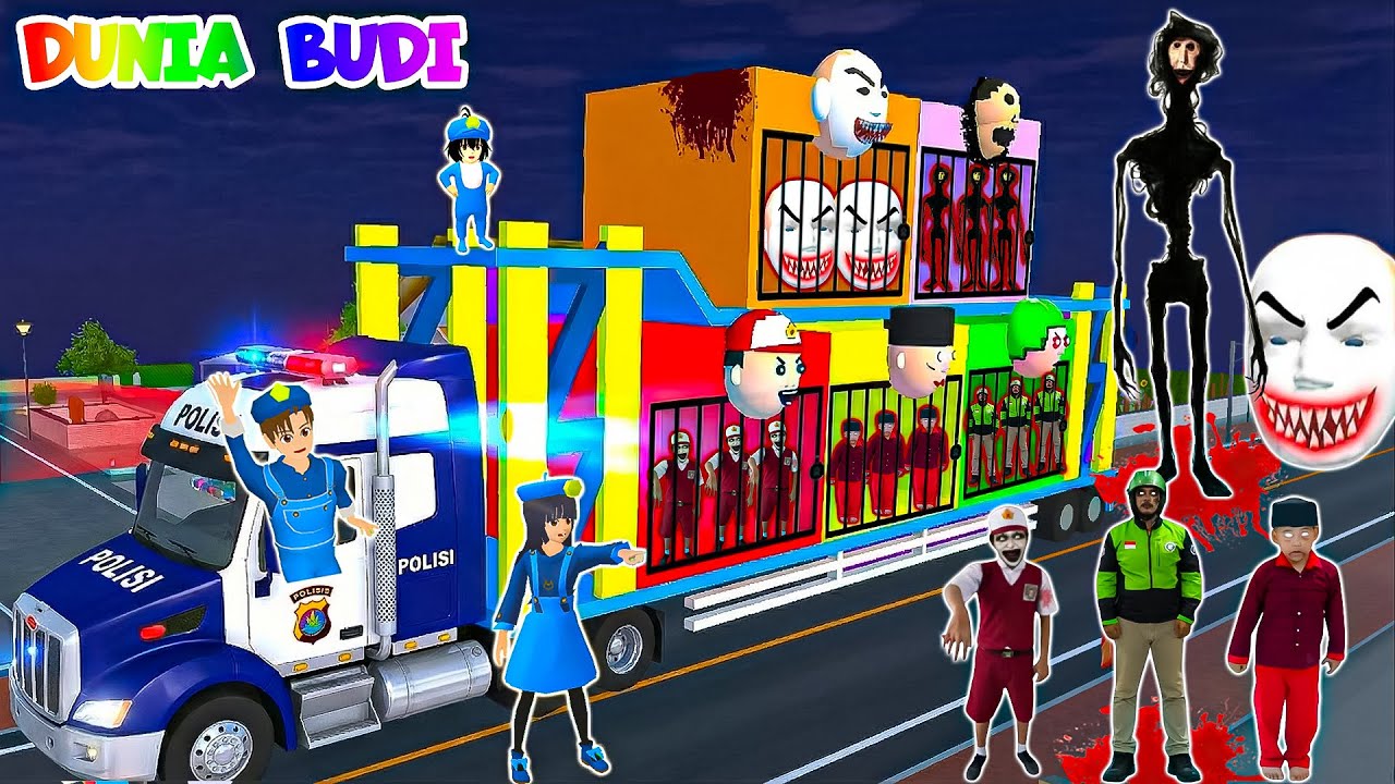 Yuta Mio Buat Penjara Rainbow Diatas Truk Trailer | Keliling Tangkap Pasukan Hantu TOR MONITOR 😱🚨