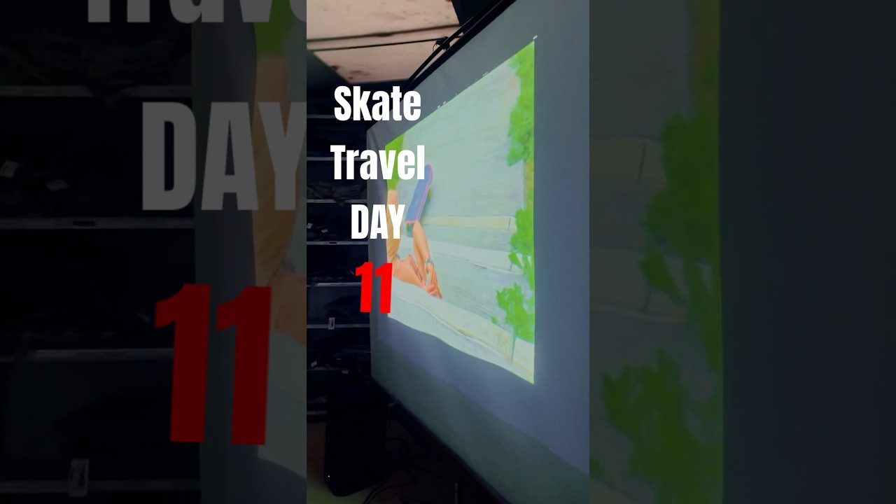 Day 11 of travelling with my skateboard - premiering a video at my local skate shop