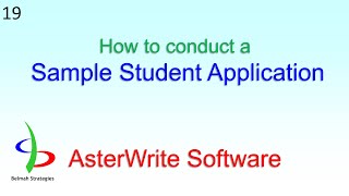Sample Student Thesis using AsterWrite