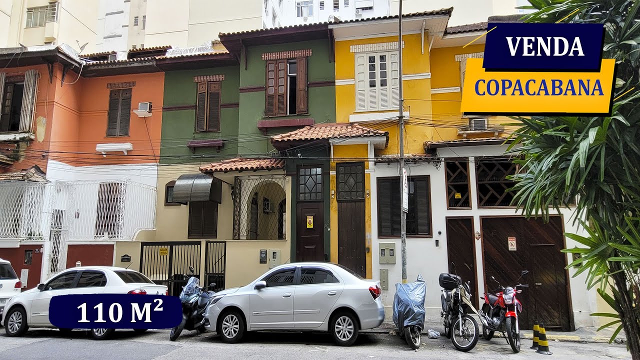 COPACABANA POSTO 4 LINDA CASA TÉRREA LINEAR REFORMADA 110M2 ÁREA EXTERNA 2 QUARTOS 3 BANHEIROS VAGA